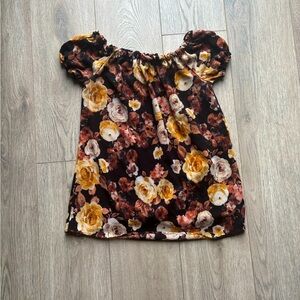 Floral Puff Sleeve Blouse